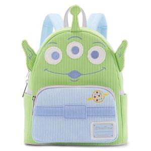 Disney Parks Loungefly TOY STORY ALIEN Corduroy Pastel Mini Backpack - NWT